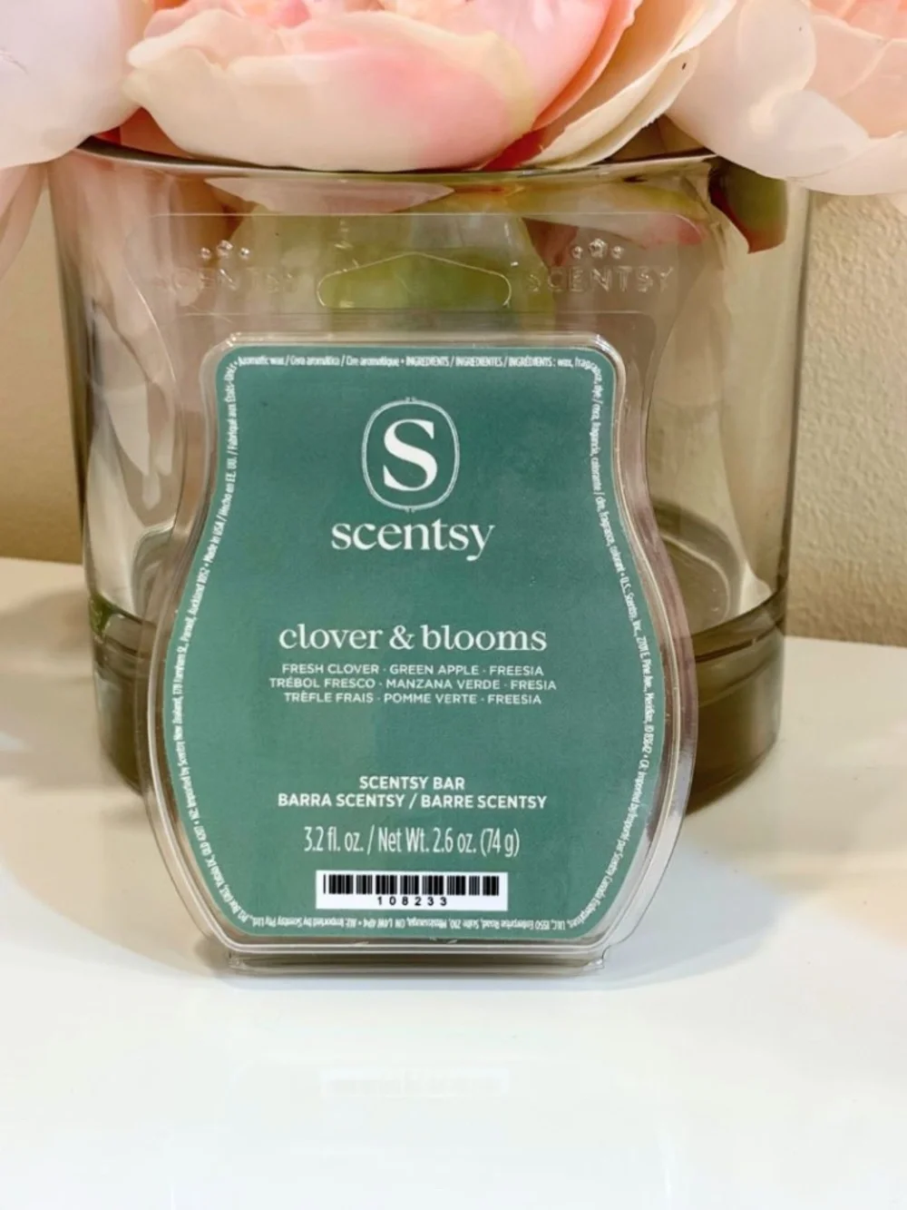 Scentsy Clover & Blooms Wax Bar